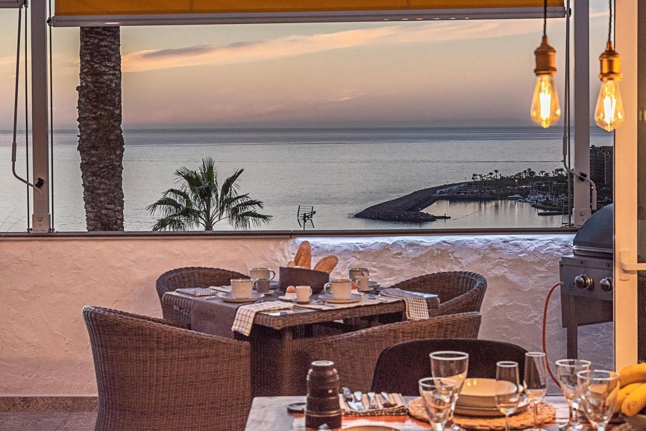 Mogan luxury apartment, sea views, jacuzzi&sauna. Bagian luar foto