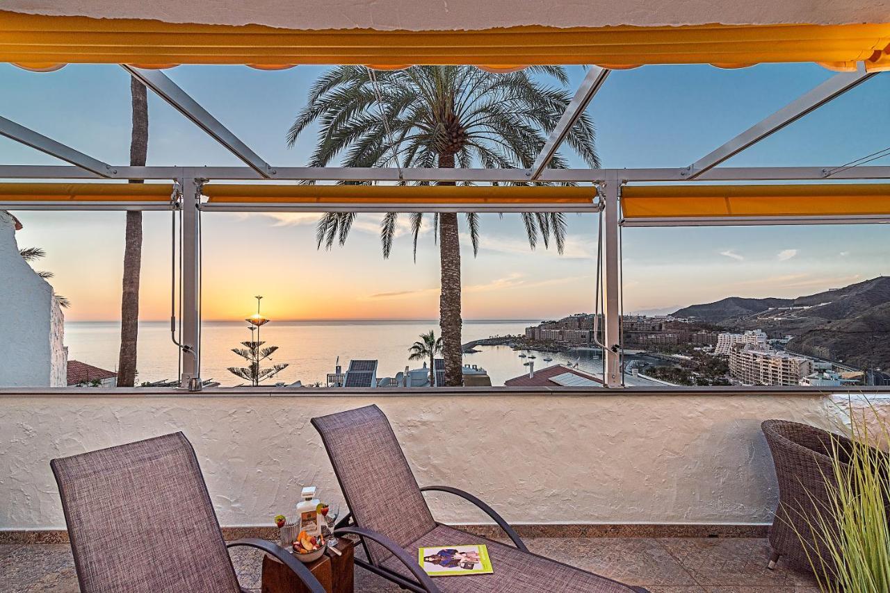 Mogan luxury apartment, sea views, jacuzzi&sauna. Bagian luar foto