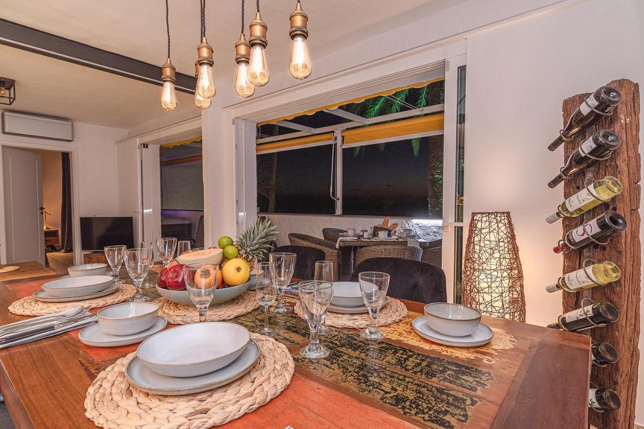 Mogan luxury apartment, sea views, jacuzzi&sauna. Bagian luar foto