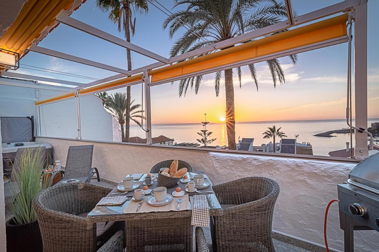 Mogan luxury apartment, sea views, jacuzzi&sauna. Bagian luar foto